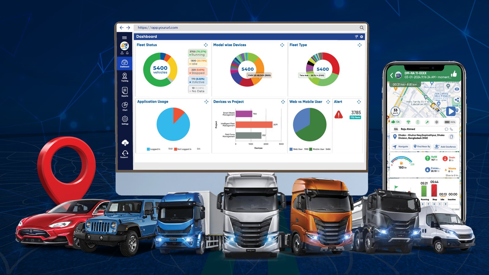 How Fleet Management is Transforming the Logistics Industry: Real-Time Tracking, Cost Savings, and Efficiency Boosts